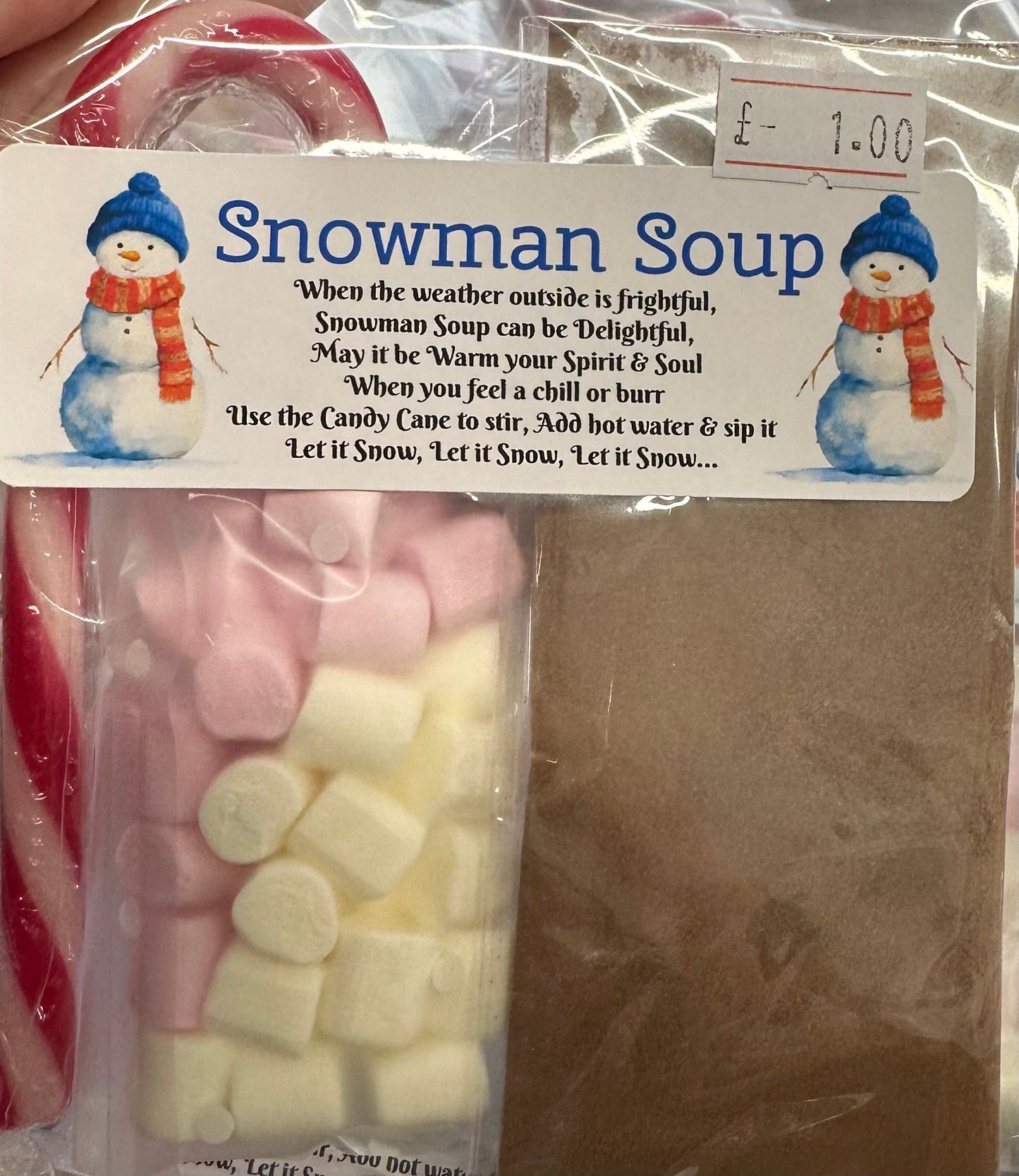 Snowman Soup (Cadbury Hot choc)