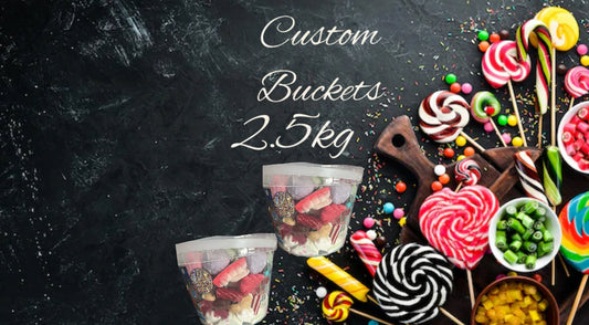 2.5kg Candy Bucket With Drink