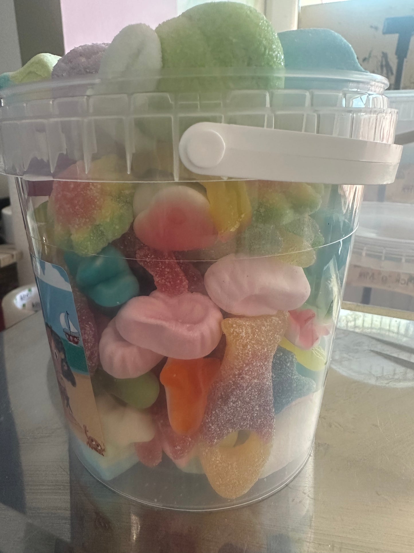 Sealife Candy Bucket with Spade