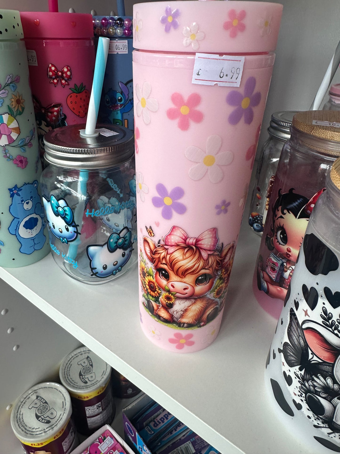 Tall Pastel Tumblers
