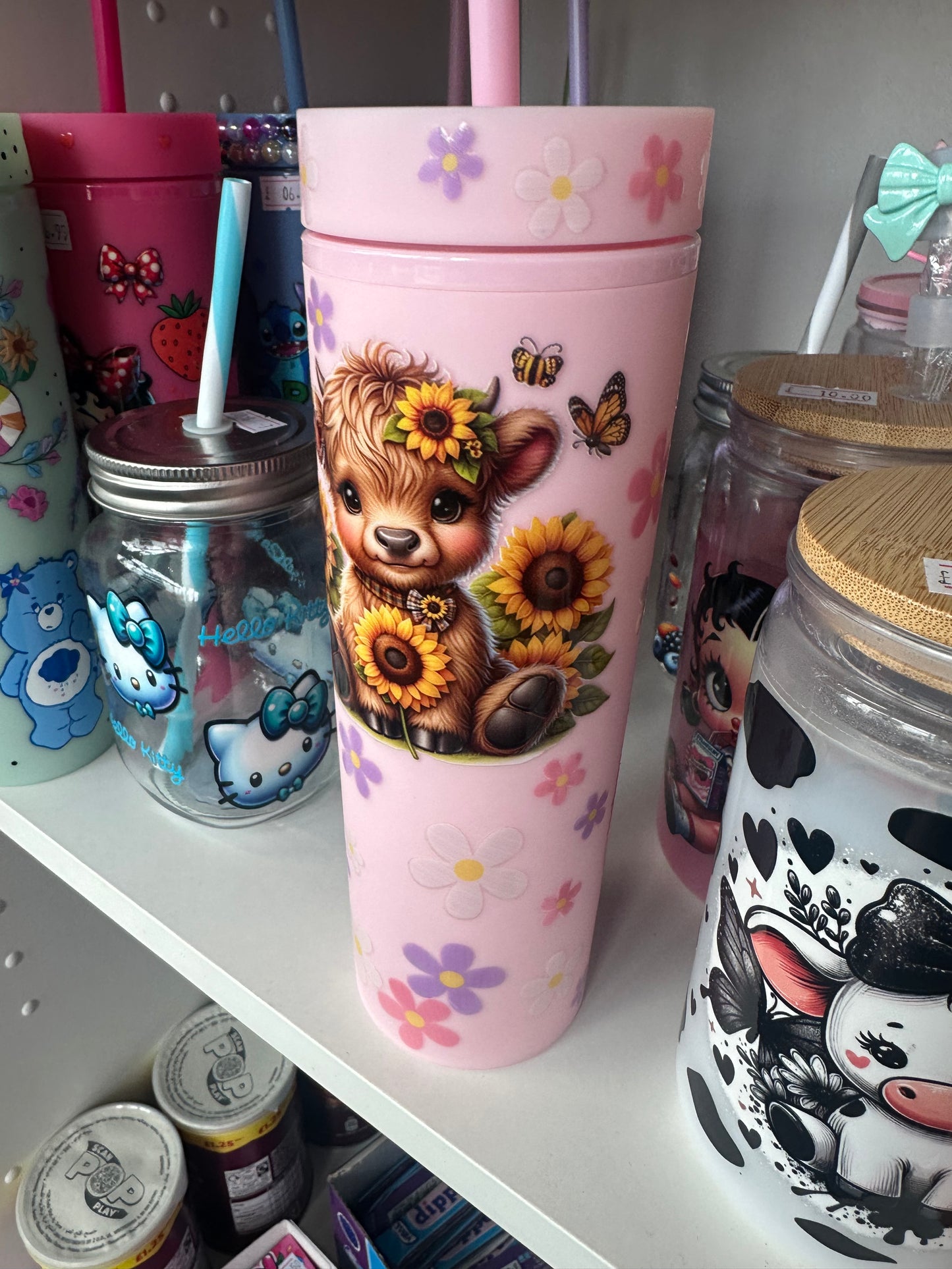 Tall Pastel Tumblers