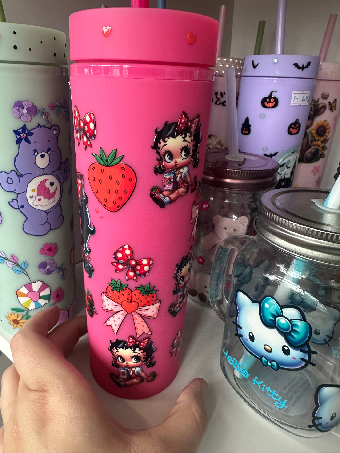 Tall Pastel Tumblers