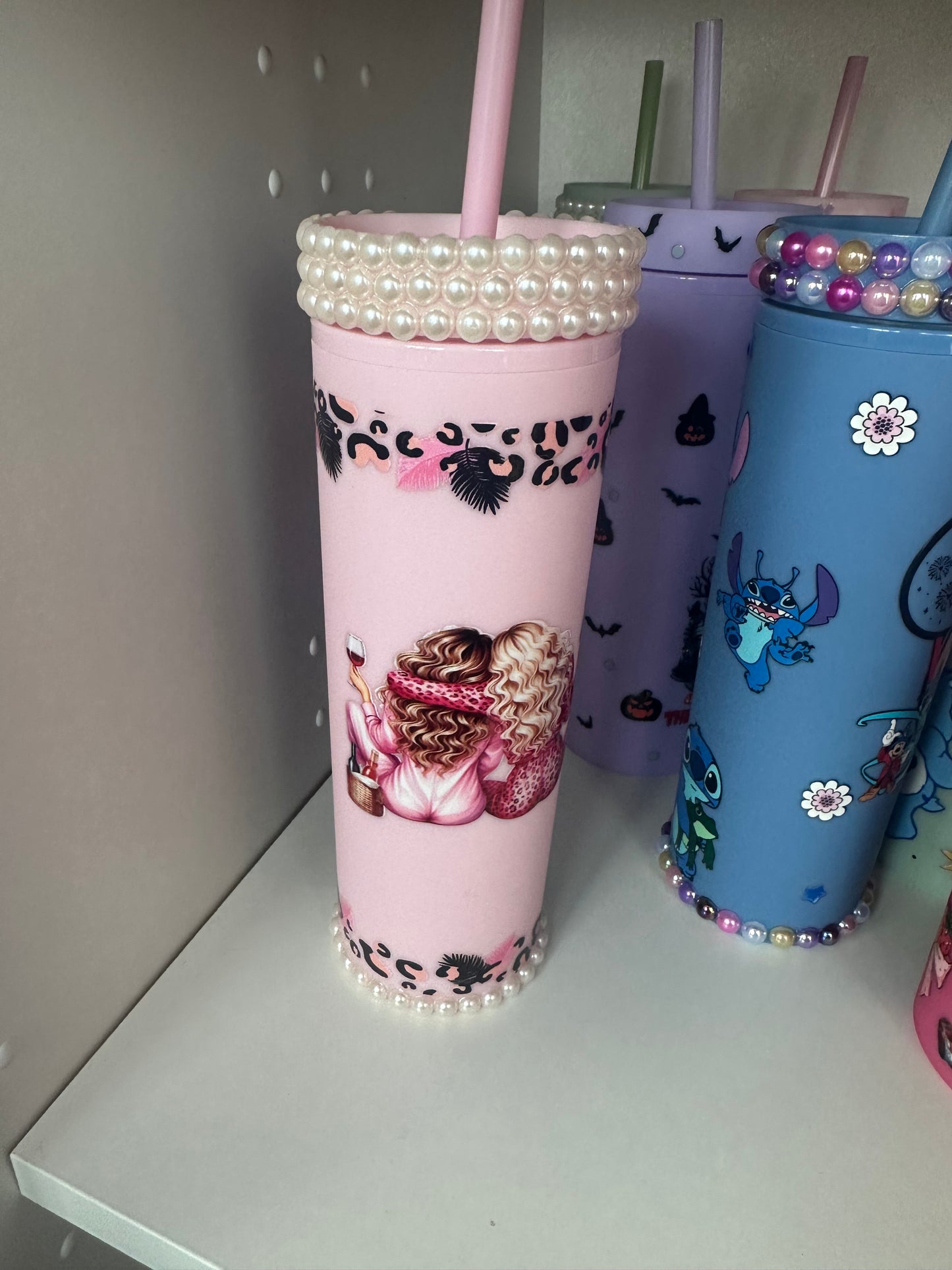 Tall Pastel Tumblers