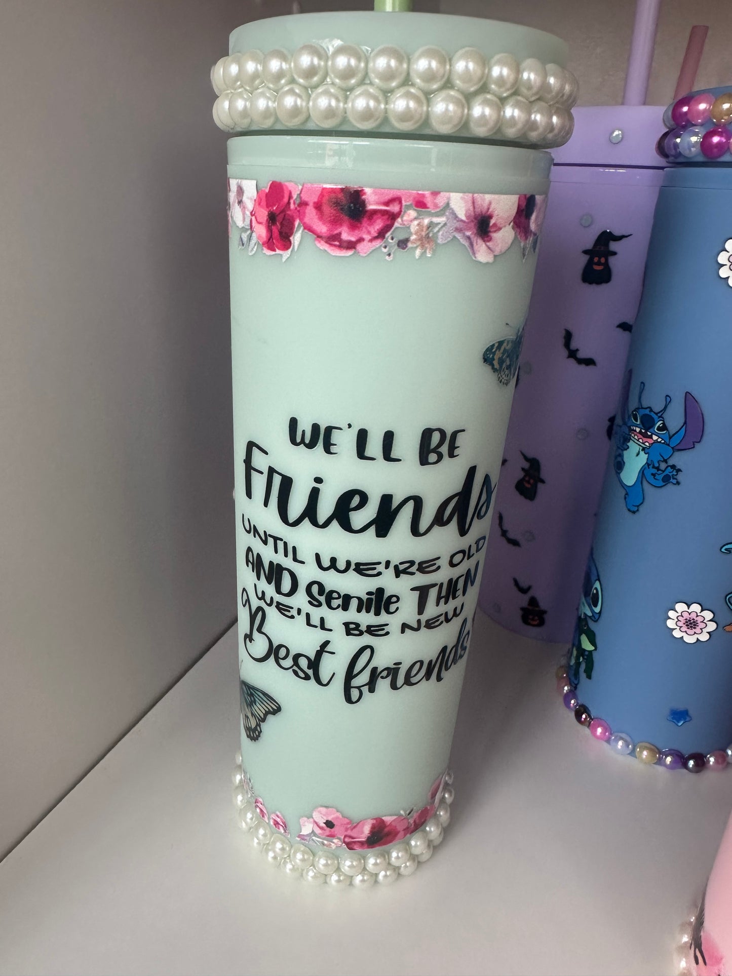 Tall Pastel Tumblers