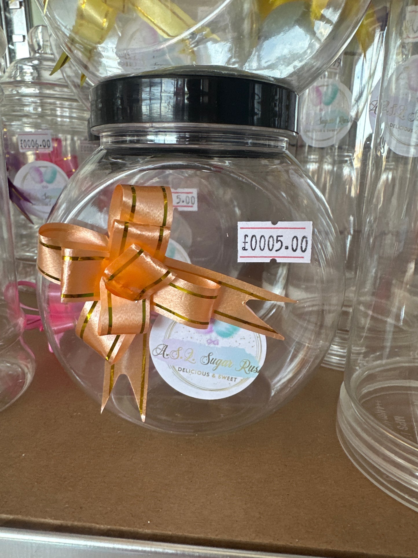 Custom candy Jars