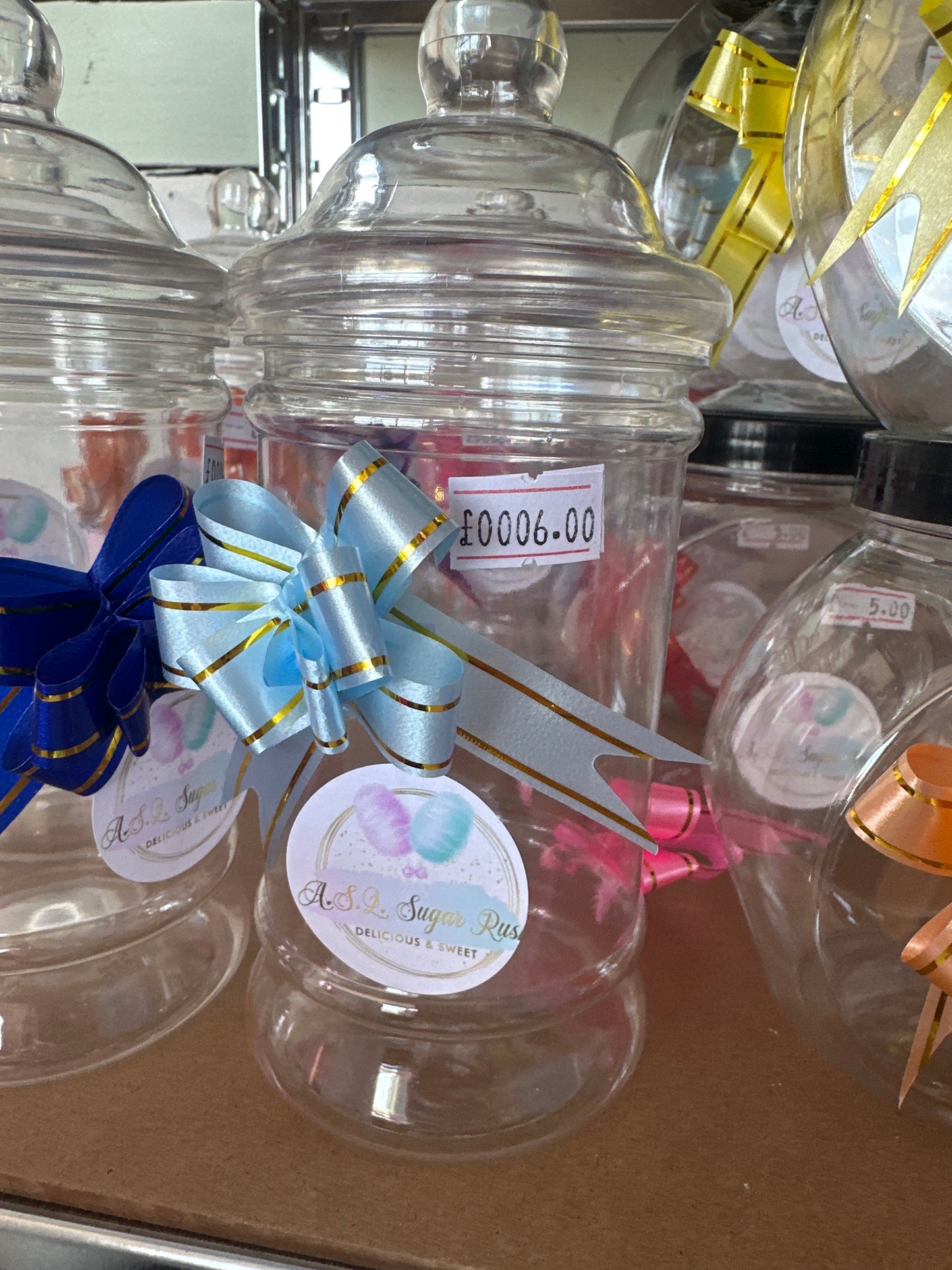 Custom candy Jars