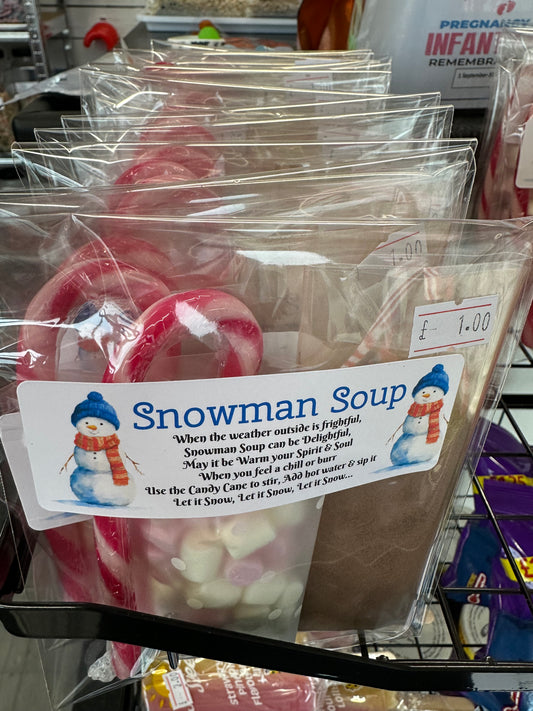 Snowman Soup (Cadbury Hot choc)