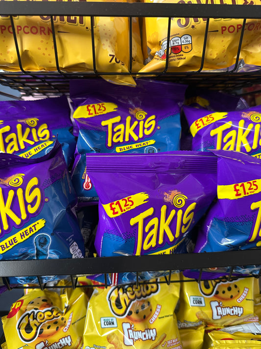 Takis Blue Heat