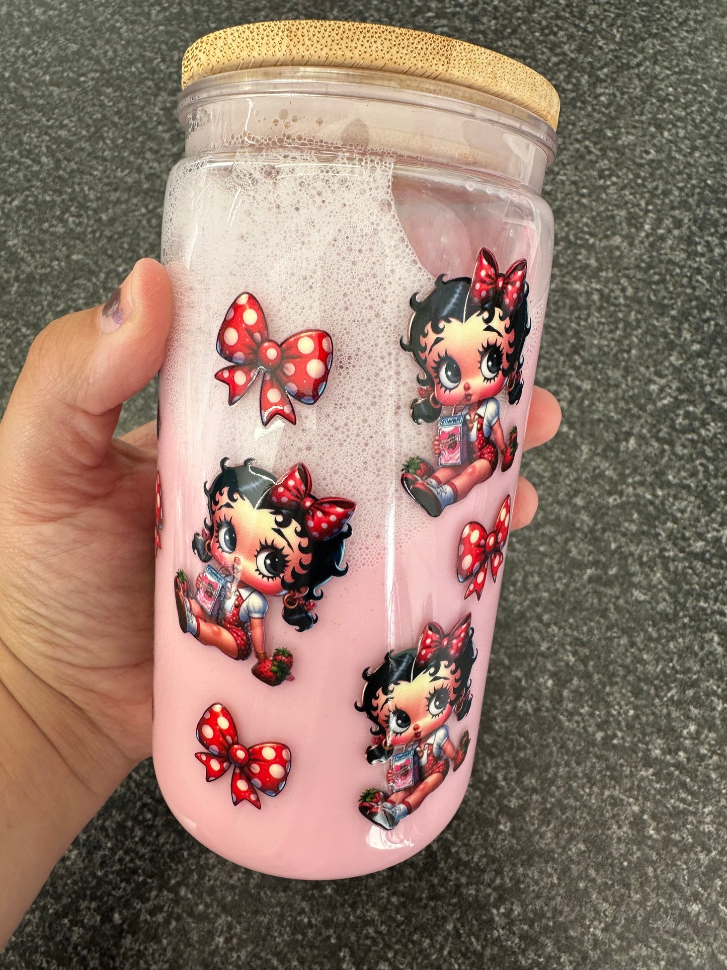 Strawberry Milkshake BettyB Boba