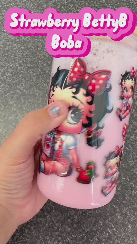 Strawberry Milkshake BettyB Boba